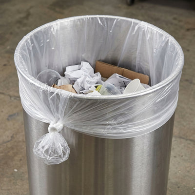 Heavy Duty Clear Bin Liners 20" × 38" × 46" – 100 Pack