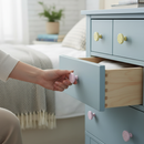 Premium Round Ceramic Knobs 40mm - 10 Pack with Smooth Glazed Surface for Easy Grip and Stylish Furniture Upgrade