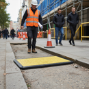 Dark Gray Heavy Duty 12/8 Footway Board for Safe Pedestrian Access