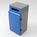 100 litre recycling bin, mild steel, slam lock (view 2)