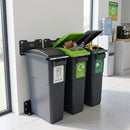3-Compartment 70L Recycling Station Set