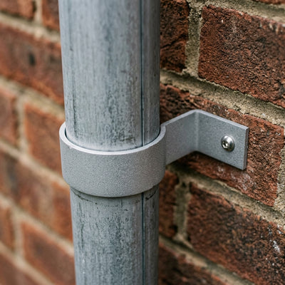 Aluminium Downpipe Clip 63mm Diameter - Flush Joint