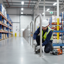 Dark Gray Heavy Duty Stainless Steel Hoop Perimeter Barrier - 48mm Diameter