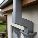 Flush Joint Aluminium Downpipe Bend 72x72mm