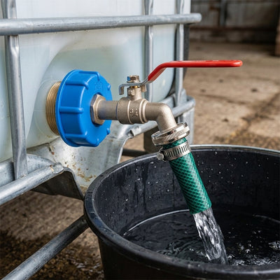S60x6 IBC Tank Tap with 3/4" Hose Tail Outlet