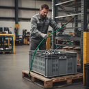 Dark Slate Gray Premium 750mm Bungee Straps - Green Twin Pack for Heavy Duty Use