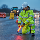 Dim Gray High-Visibility Waterproof Jacket - Professional Grade Safety Gear