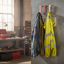 Premium Over-Door Hooks Set of 3 - Multi-Color, No Drill Design for Easy Hanging of Coats and Towels, Fits Doors Up to 40mm Thick