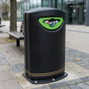 130 Litre Hooded Recycling Bin MDPE Double-Skinned