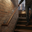 Dark Slate Gray Premium Heavy Duty Handrail Support Bracket for 42.4mm and 48.3mm Tube with Galvanised Finish and Robust Design