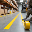 Heavy Duty Self-Adhesive Floor Marking Tape 75mm x 10m/25m - Yellow