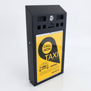 Wall-mounted advertising cigarette bin with A4 poster frame (view 2)