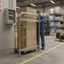 Dim Gray Heavy Duty Door Guard Protection Stopper - 800mm with Rubber Stopper