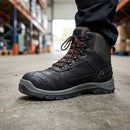 S3S Composite Toe Safety Boot with Shock Absorption - Black