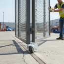 Light Gray Premium Heavy Duty Cantilever Gate Support Wheel for Enhanced Stability and Durability