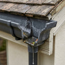 Moulded Ogee Gutter Right Hand Stop End 125 x 100mm