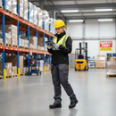 Gray Professional Soft Shell Jacket - High Stretch Waterproof & Breathable