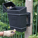 35 Litre post mountable open top litter bin GFC