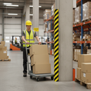 Rosy Brown Premium Self-Adhesive Impact Protection Profile - Push Fit