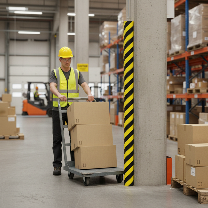 Rosy Brown Premium Self-Adhesive Impact Protection Profile - Push Fit