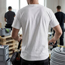 Classic Cotton Crew Neck Work T-Shirt - White