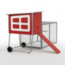 Mobile Wooden Chicken Coop with Run (view 2)