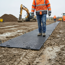 Light Slate Gray Premium Double Sided Access Mat - 1000mm x 2000mm x 20mm