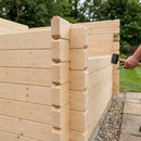 Log Cabin Garden Retreat 19mm Timber