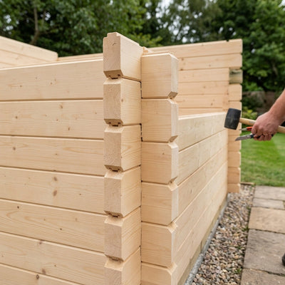 Log Cabin Garden Retreat 19mm Timber