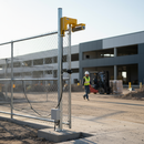 Gray Premium Gate Adaption Pole for Barrier Systems