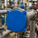2½" Class 150 Flange Stud Hole Insert - Blue LDPE (view 2)