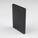 Aluminium Downpipe Access Plate 72x72mm — Textured Black