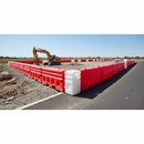 Gray Premium Safety Barrier End Stop with Hinge Pin for Enhanced Protection