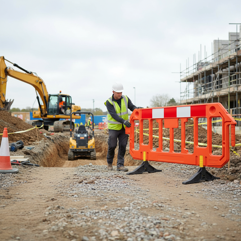 Light Gray High-Performance Gate ID Barrier for Enhanced Safety and Visibility