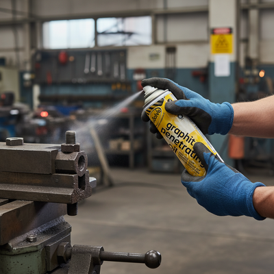 Clear Penetrating Oil Aerosol - Fast-Acting Graphite-Based Solution