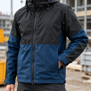 Waterproof Shell Work Jacket with Taped Seams - Navy/Black (view 2)