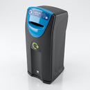 140 Litre Slimline Recycling Bin with Colour-Coded Apertures (view 2)