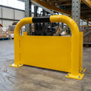 600 x 750mm steel protection guard with underrun panel