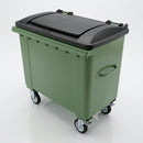 500 Litre Wheeled Waste Bin – Doorway-Fit Mobile Container (view 2)
