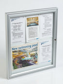 2x A4 outdoor poster case aluminium frame weatherproof (view 2)