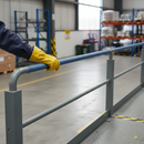 Dark Gray Premium GRP Handrail Tube - 38mm Diameter, 3mm Wall Thickness, 6m Length for Durable Handrailing