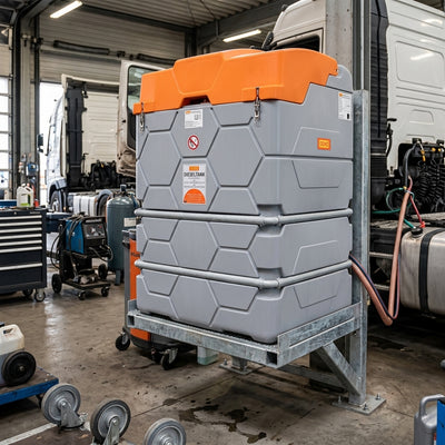 1000L Double-Wall Polyethylene Lubricant Dispensing Station