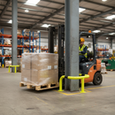 Dim Gray Heavy Duty Galvanised Steel Column Protector - 500mm Height