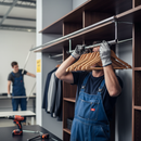 Dark Slate Gray Premium Oval Chrome Tube - 30mm x 15mm for Wardrobe and Towel Rails