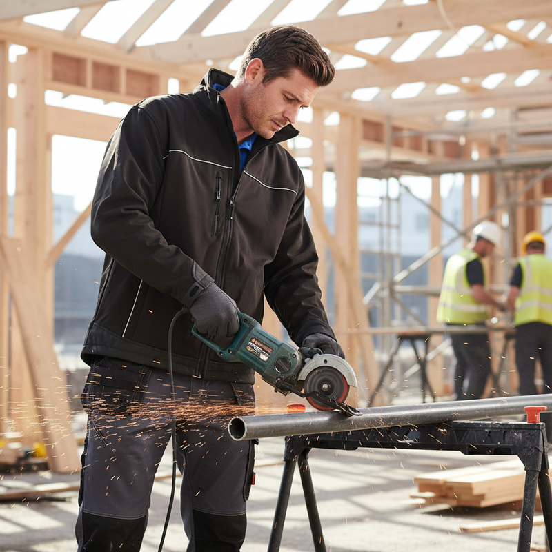 Rosy Brown Premium Softshell Jacket - High Stretch Water Resistant and Breathable