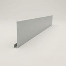 Aluminium Fascia Board Sample — RAL 7035 / 'U' Return
