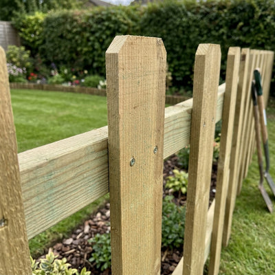 Flat Top Pickets 6ft x 4" x 3/4"
