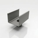 Aluminium Box Gutter Outlet 63mm Diameter 135 x 100mm — RAL 7037
