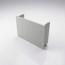 Aluminium Box Gutter Stop End 135 x 100mm — RAL 7035