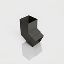 Flush Joint Aluminium Downpipe Bend 72x72mm — RAL 7022 / 112.5 Degrees